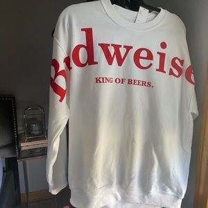NWT Budweiser Crewneck
